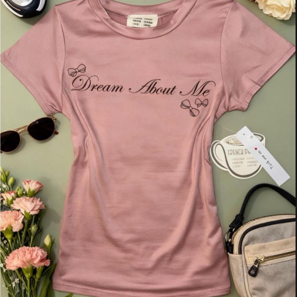 French Pastry Blush Pink Tee